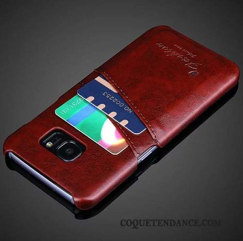 Samsung Galaxy S7 Edge Coque Carte De Téléphone Étui Protection Étui En Cuir