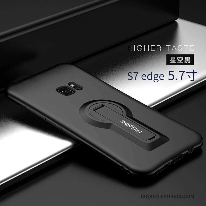 Samsung Galaxy S7 Edge Coque De Téléphone Bleu Marin Tendance Créatif Fluide Doux
