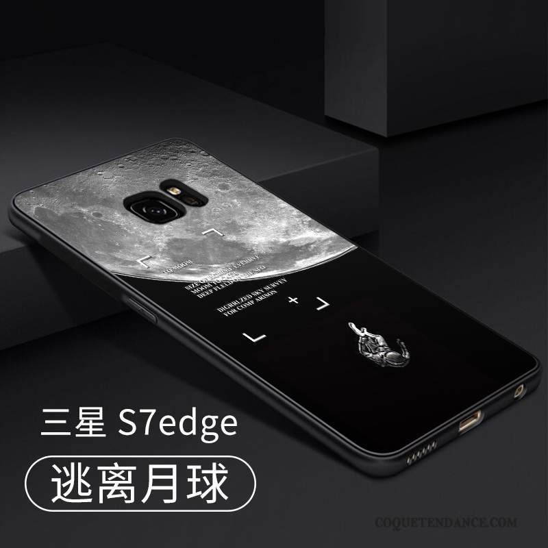Samsung Galaxy S7 Edge Coque De Téléphone Créatif Fluide Doux Ornements Suspendus Silicone