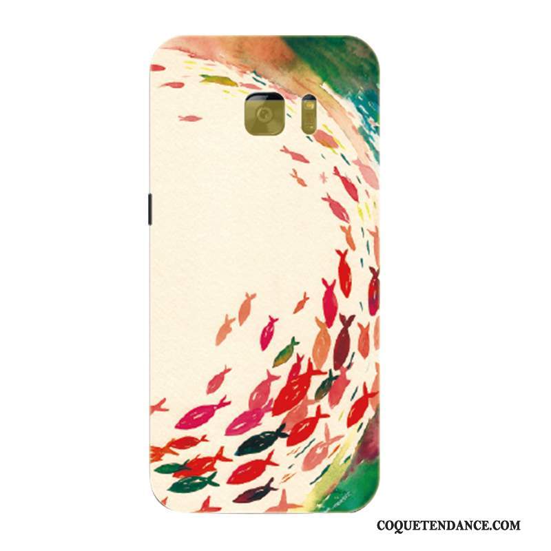 Samsung Galaxy S7 Edge Coque De Téléphone Marque De Tendance Amoureux Multicolore Tout Compris
