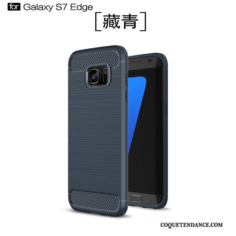Samsung Galaxy S7 Edge Coque Modèle Fleurie Fluide Doux Étui Coque De Téléphone
