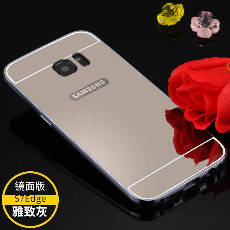 Samsung Galaxy S7 Edge Coque Métal Tendance Étui Protection Incassable