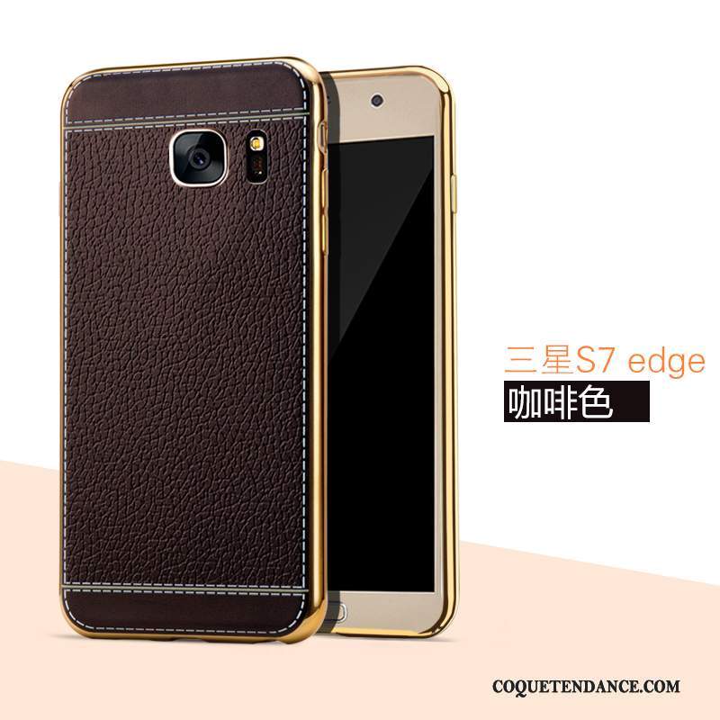 Samsung Galaxy S7 Edge Coque Noir Étui Tout Compris De Téléphone Incassable