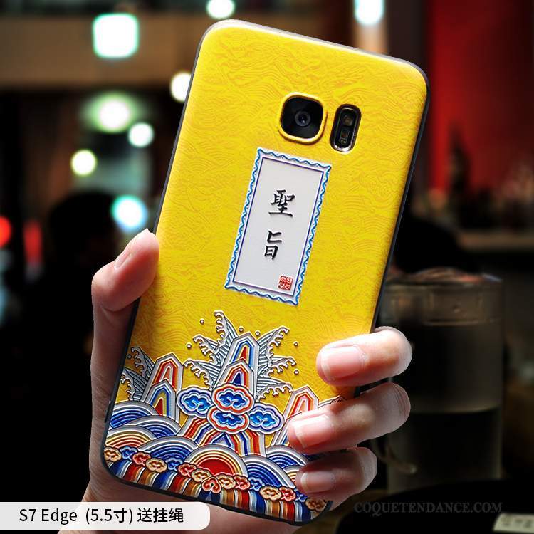 Samsung Galaxy S7 Edge Coque Personnalité Silicone Tendance De Téléphone Incassable