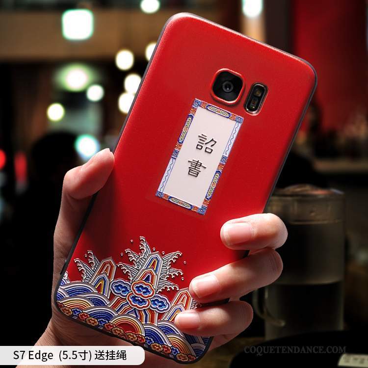 Samsung Galaxy S7 Edge Coque Personnalité Silicone Tendance De Téléphone Incassable