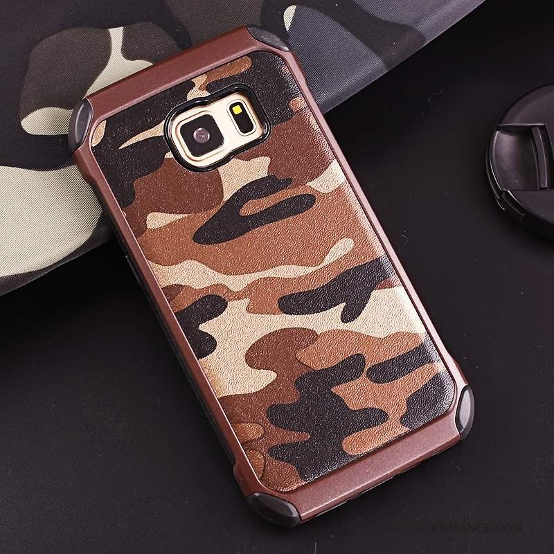 Samsung Galaxy S7 Edge Coque Protection De Téléphone Incassable Camouflage Étui