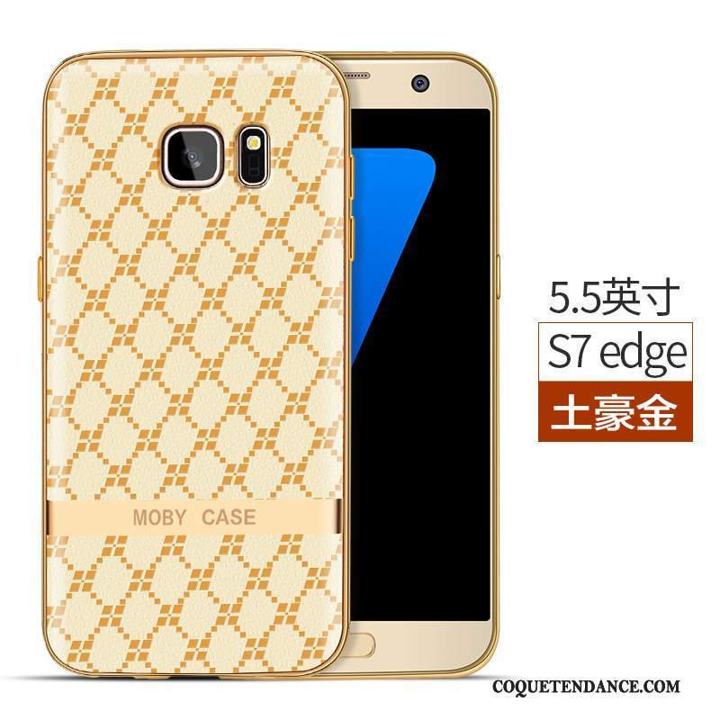 Samsung Galaxy S7 Edge Coque Protection Étui Légères Business Fluide Doux