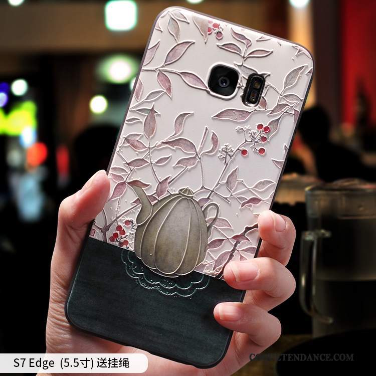 Samsung Galaxy S7 Edge Coque Style Chinois De Téléphone Tout Compris Incassable Silicone