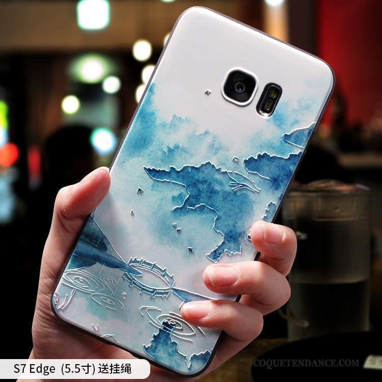 Samsung Galaxy S7 Edge Coque Style Chinois De Téléphone Tout Compris Incassable Silicone