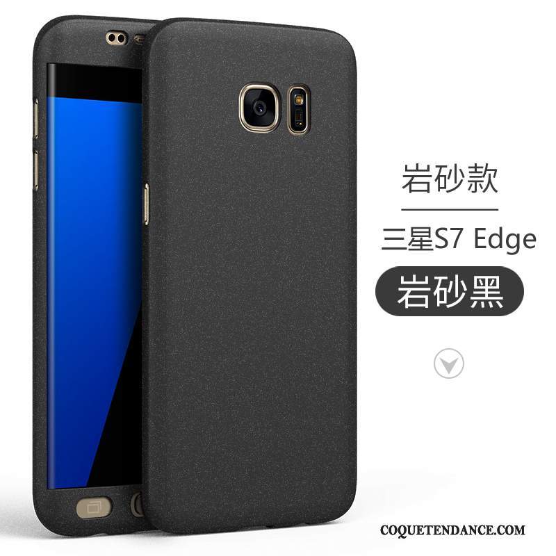 Samsung Galaxy S7 Edge Coque Tout Compris Protection Simple De Téléphone Délavé En Daim