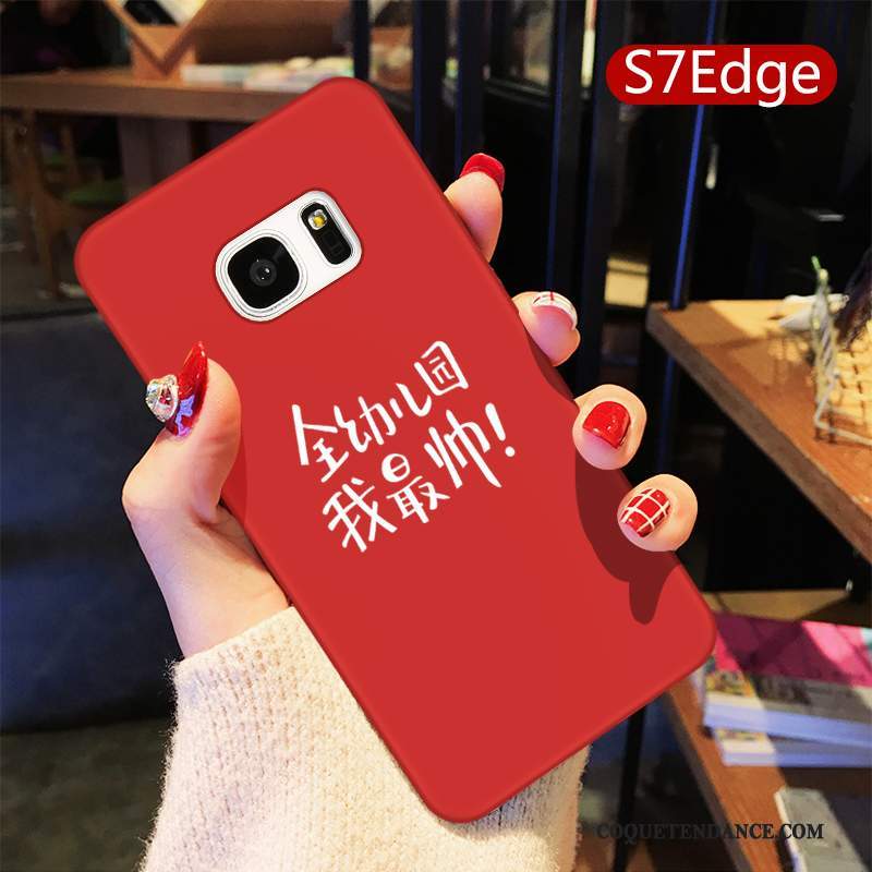 Samsung Galaxy S7 Edge Coque Étui Personnalité Créatif De Téléphone Amoureux