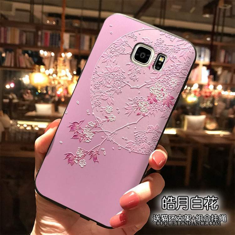 Samsung Galaxy S7 Edge Coque Étui Silicone Tendance Tout Compris Personnalité