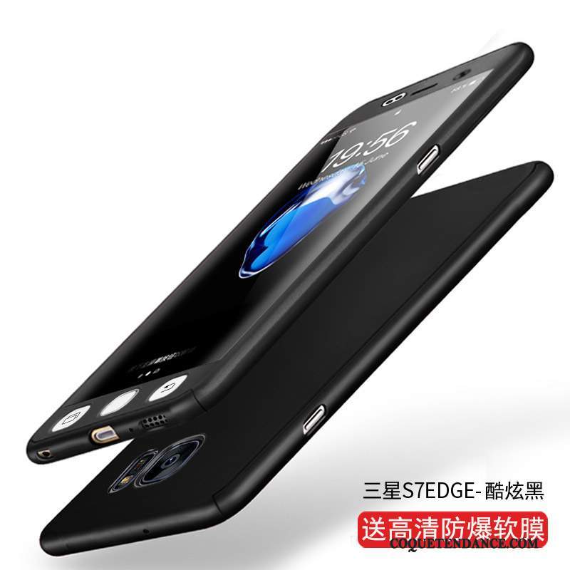Samsung Galaxy S7 Edge Coque Étui Tout Compris Or Incassable De Téléphone