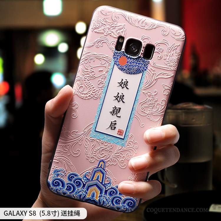 Samsung Galaxy S8 Coque Amoureux Tendance De Téléphone Créatif Rose