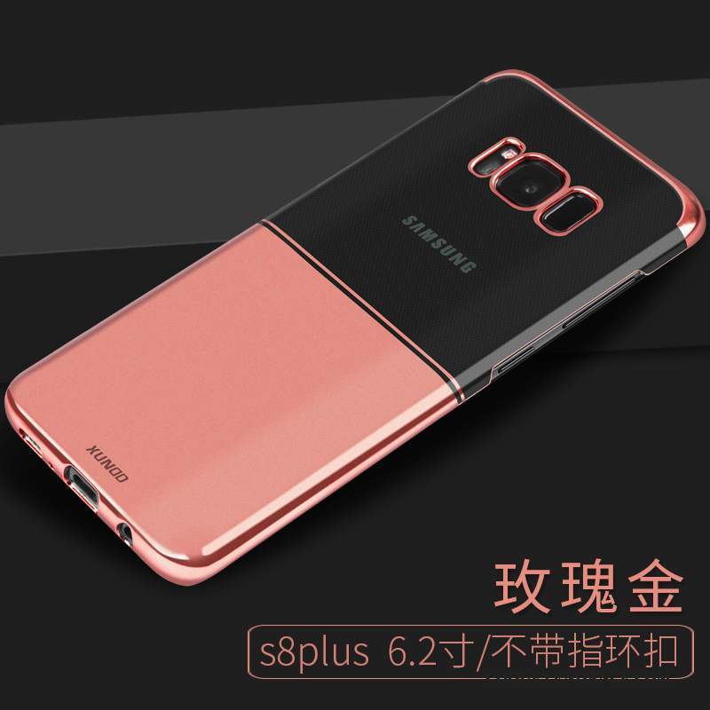 Samsung Galaxy S8+ Coque Anneau De Téléphone Protection Une Agrafe Rose
