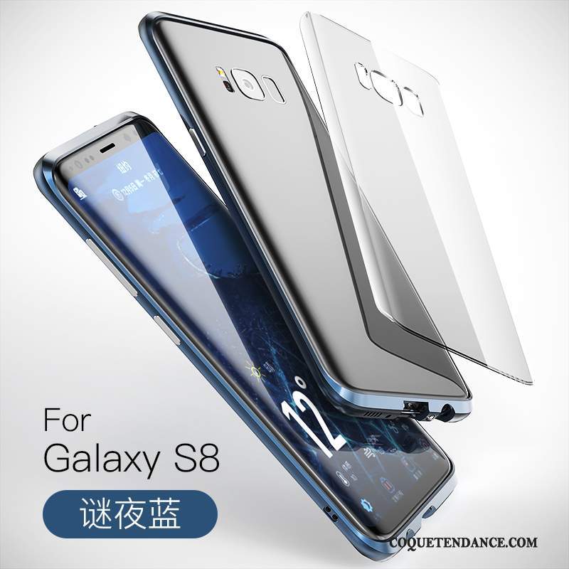 Samsung Galaxy S8 Coque Bleu Coque De Téléphone Étui Border