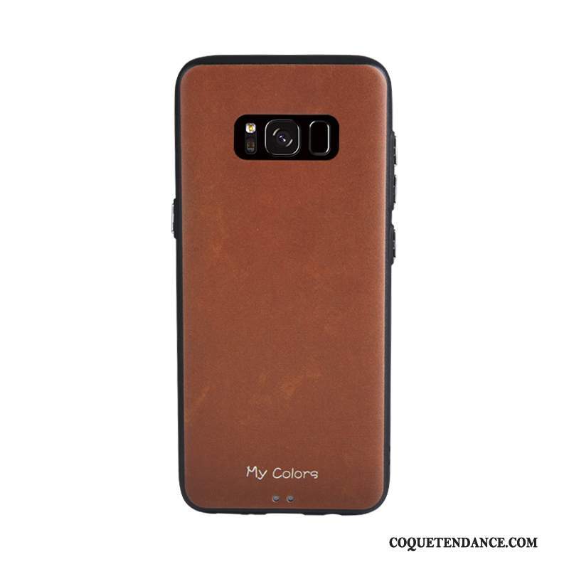 Samsung Galaxy S8 Coque Business Protection Étui Fluide Doux Similicuir