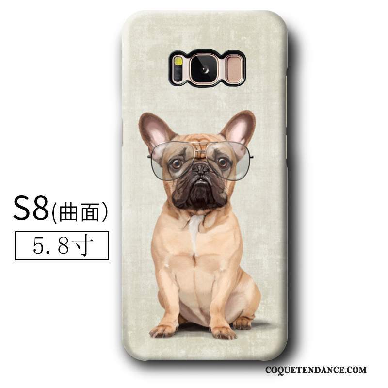 Samsung Galaxy S8 Coque Créatif Délavé En Daim De Téléphone Incassable Gris