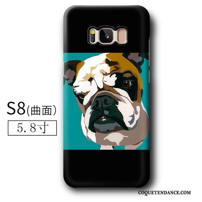 Samsung Galaxy S8 Coque Créatif Délavé En Daim De Téléphone Incassable Gris