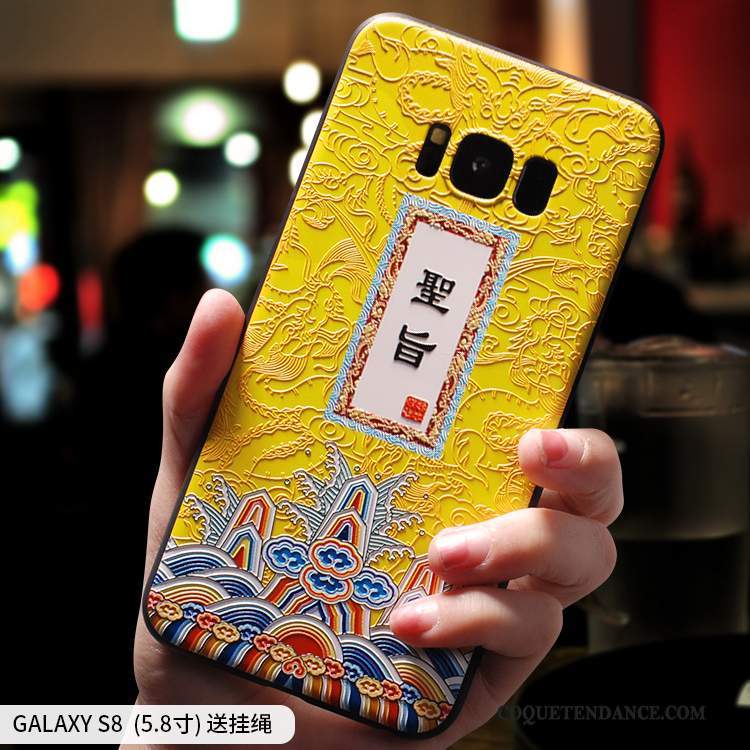 Samsung Galaxy S8 Coque Créatif Personnalité Silicone Tendance Amoureux