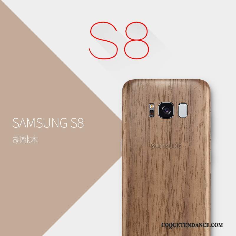 Samsung Galaxy S8 Coque De Téléphone Bois Massif Protection Sac Très Mince