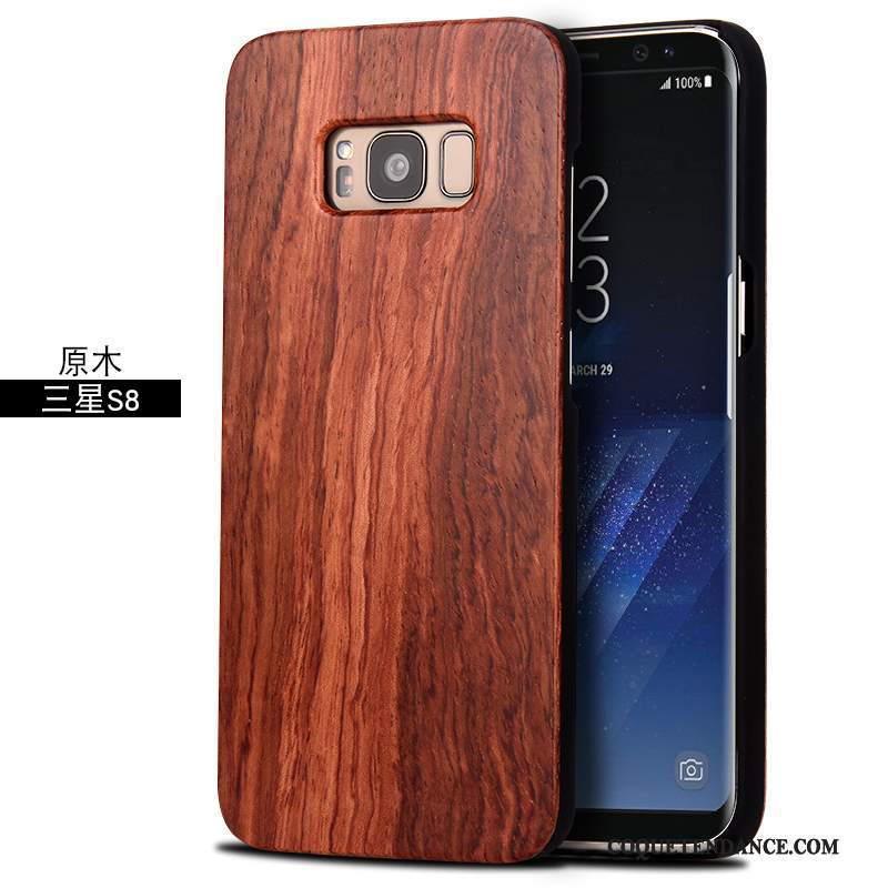 Samsung Galaxy S8+ Coque Difficile Bois Protection Totem