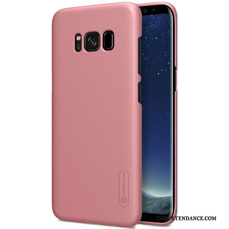 Samsung Galaxy S8 Coque Difficile Protection Étui Or Délavé En Daim