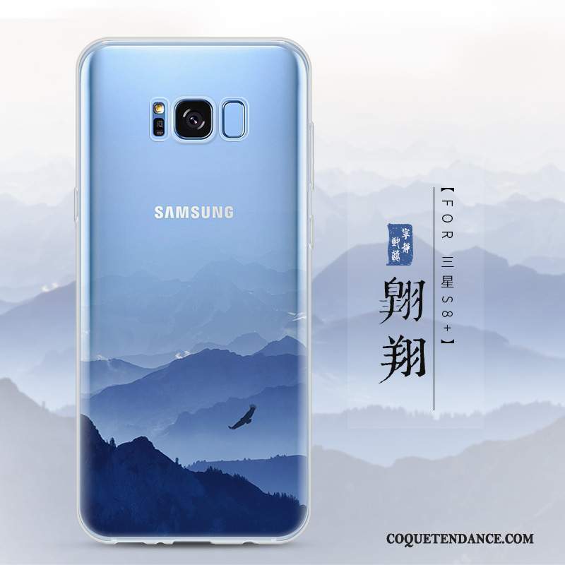 Samsung Galaxy S8+ Coque Incassable Silicone Tendance Transparent Créatif