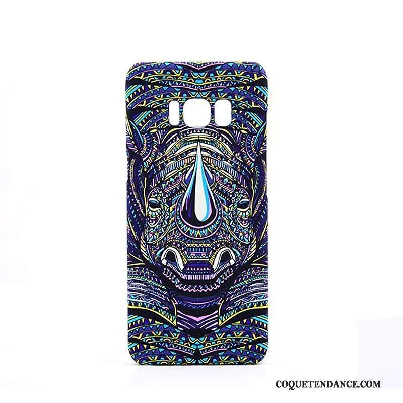 Samsung Galaxy S8+ Coque Lumineuses Étui Bleu De Téléphone Dessin Animé