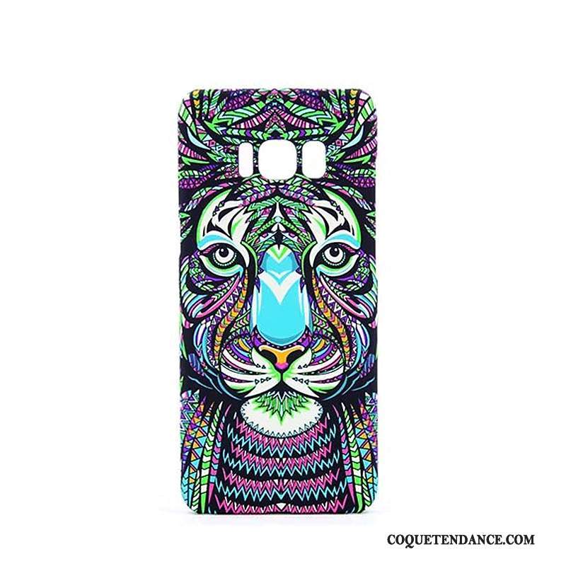 Samsung Galaxy S8+ Coque Lumineuses Étui Bleu De Téléphone Dessin Animé