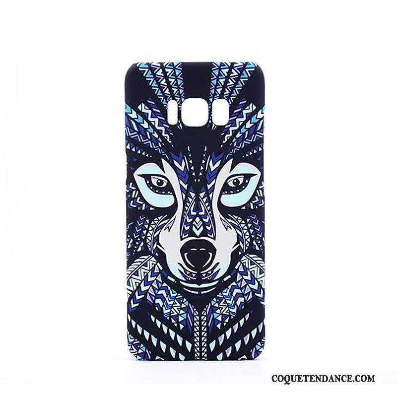 Samsung Galaxy S8+ Coque Lumineuses Étui Bleu De Téléphone Dessin Animé