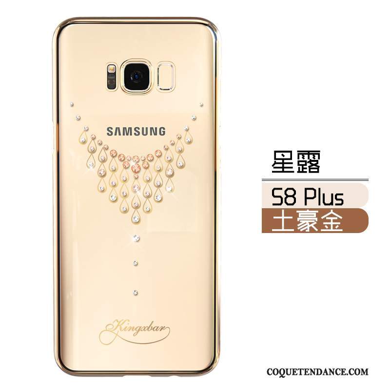 Samsung Galaxy S8+ Coque Luxe Étui Or Incassable Tout Compris