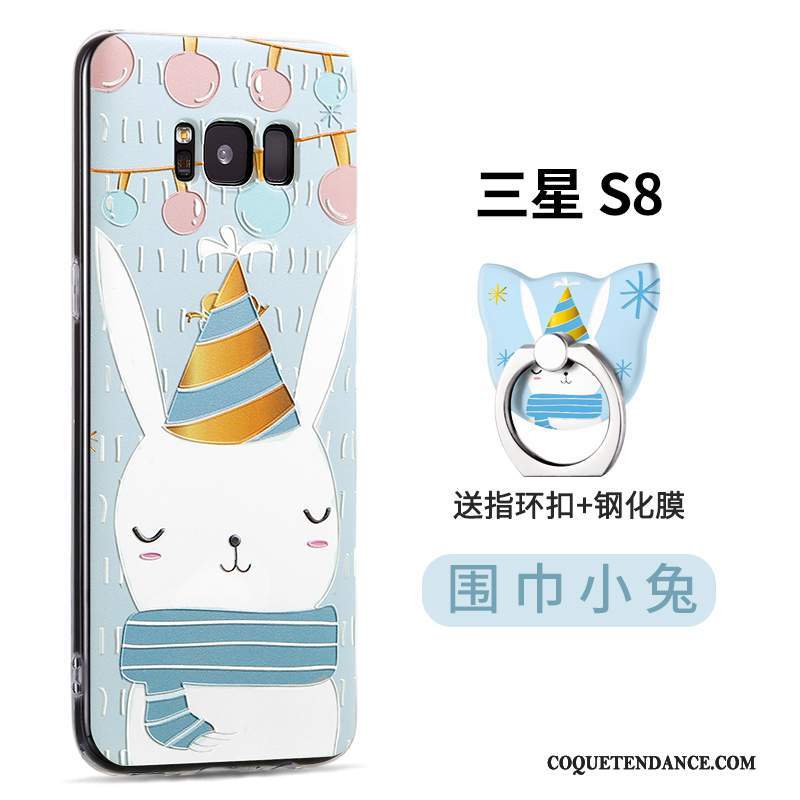 Samsung Galaxy S8 Coque Multicolore Créatif Incassable Étui Silicone