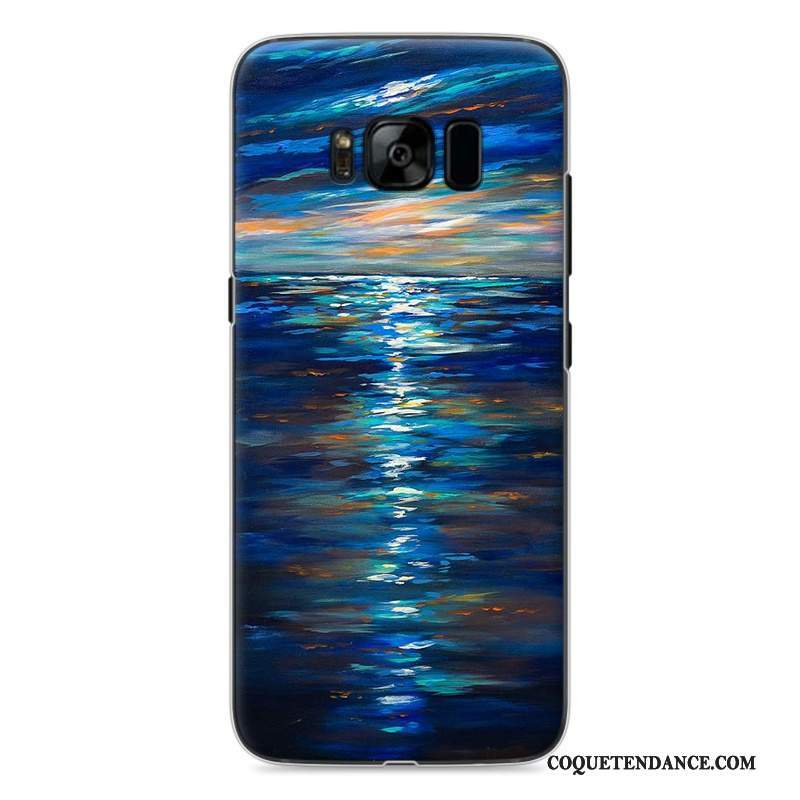 Samsung Galaxy S8 Coque Peinture Vert Dessin Animé Difficile Protection