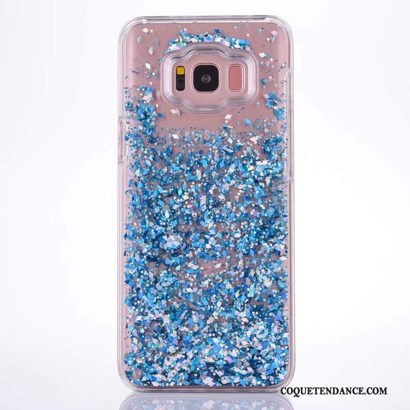 Samsung Galaxy S8 Coque Plastique Bleu Rose De Téléphone Frais