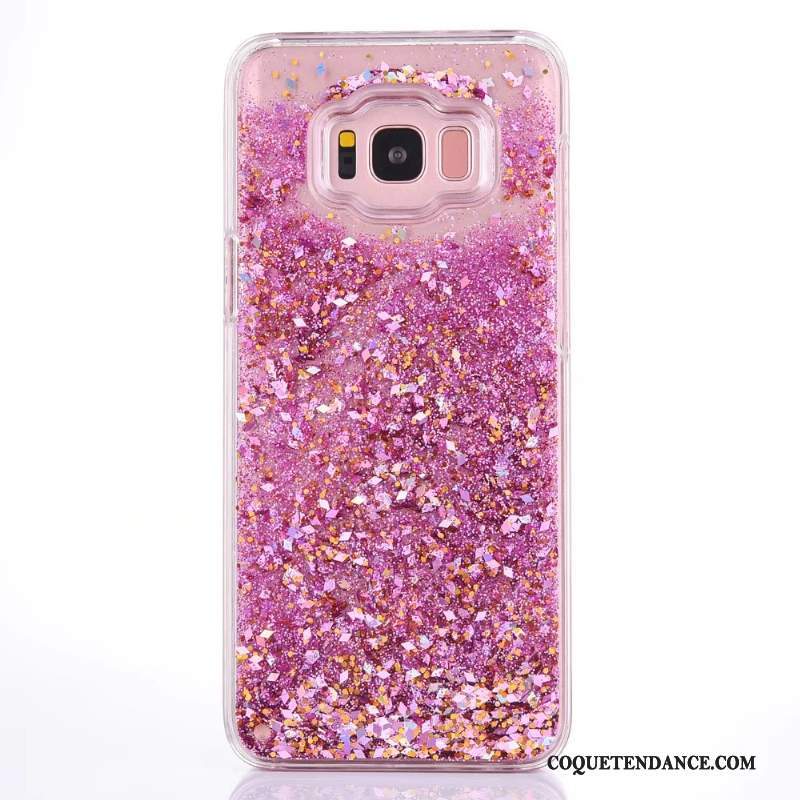 Samsung Galaxy S8 Coque Plastique Bleu Rose De Téléphone Frais