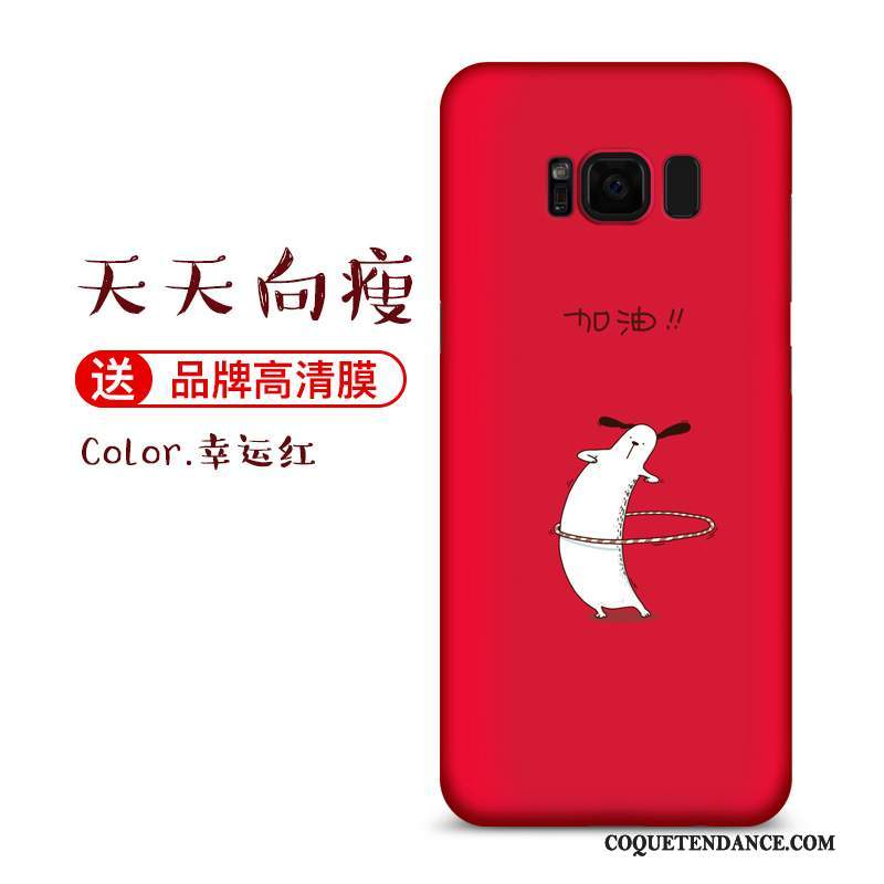Samsung Galaxy S8 Coque Rouge Créatif Difficile De Téléphone Charmant