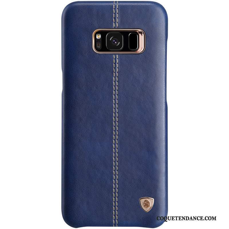 Samsung Galaxy S8+ Coque Résistant À L'usure Protection Rouge De Téléphone Or