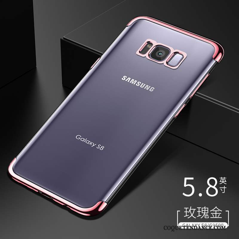 Samsung Galaxy S8 Coque Silicone Protection Tout Compris Transparent Incassable