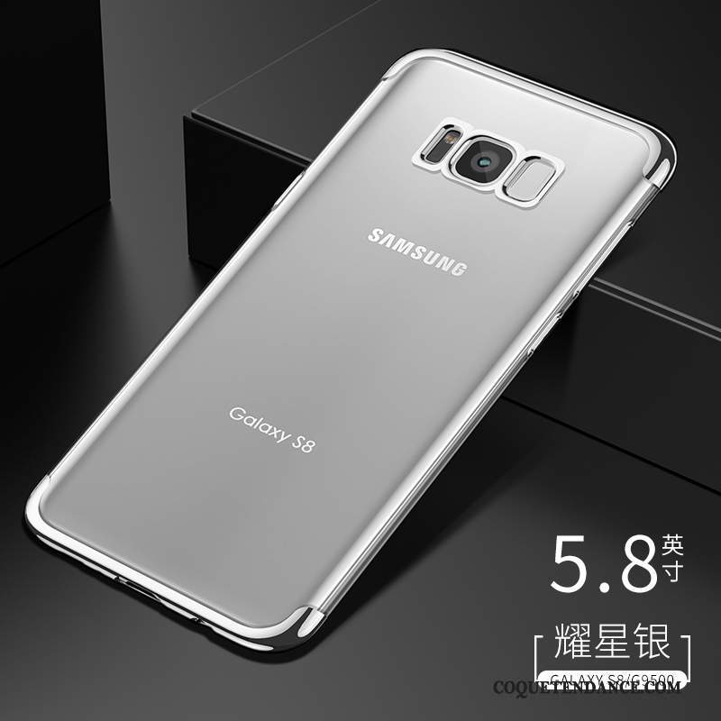 Samsung Galaxy S8 Coque Silicone Protection Tout Compris Transparent Incassable