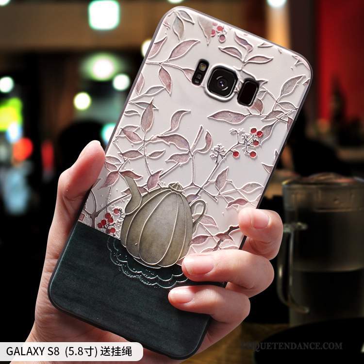 Samsung Galaxy S8 Coque Silicone Vert Incassable De Téléphone Créatif