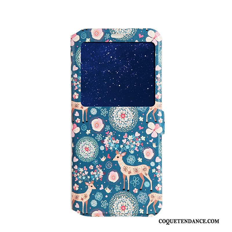 Samsung Galaxy S8+ Coque Support Bleu Protection Peinture De Téléphone