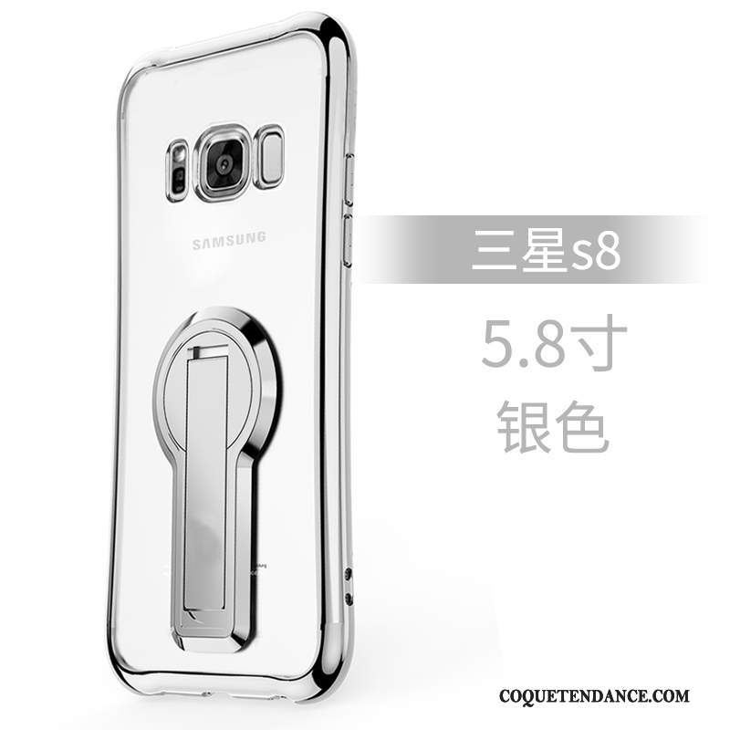 Samsung Galaxy S8 Coque Support Silicone Transparent Or De Téléphone