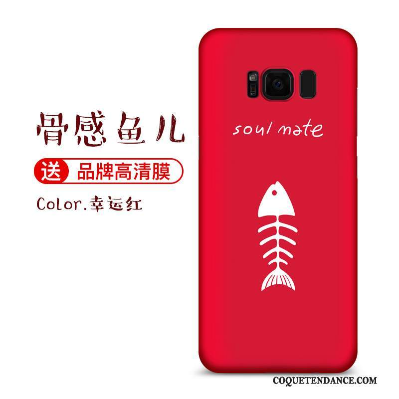 Samsung Galaxy S8+ Coque Tout Compris Charmant Rouge Créatif Étui