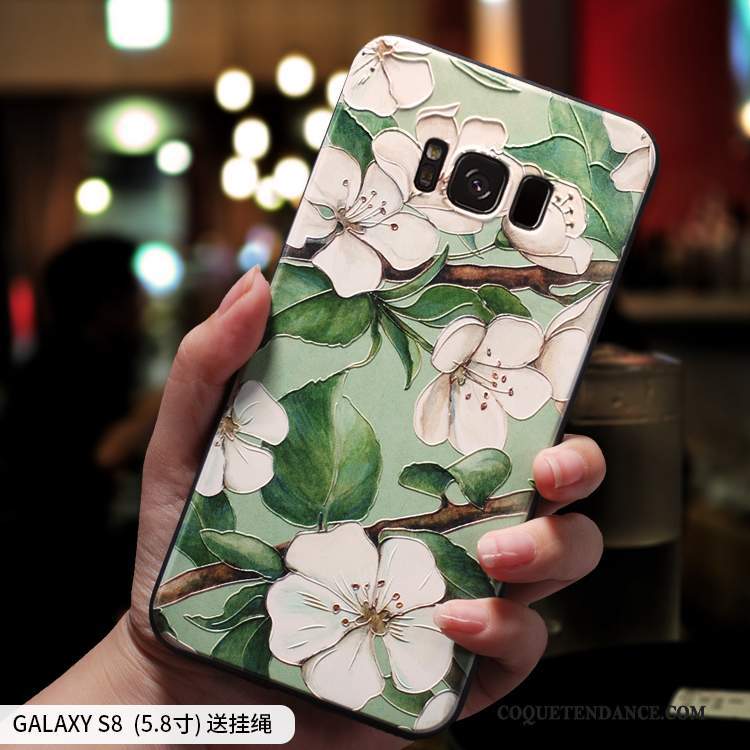 Samsung Galaxy S8 Coque Tout Compris Créatif Silicone Ornements Suspendus De Téléphone