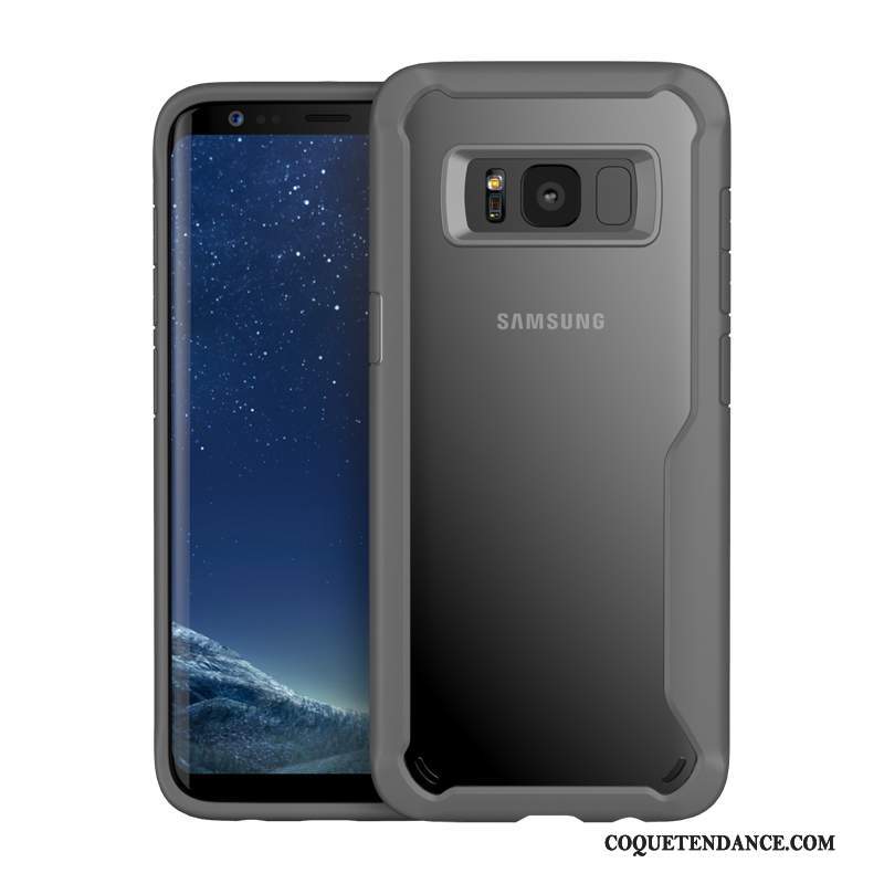 Samsung Galaxy S8+ Coque Transparent Noir De Téléphone Ballon