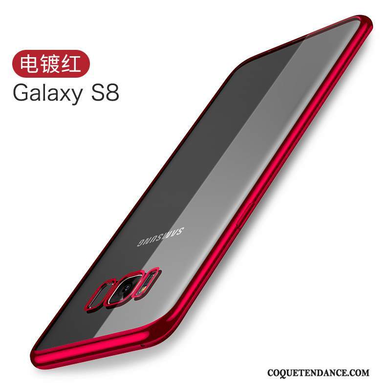 Samsung Galaxy S8 Coque Transparent Tendance Protection Très Mince Placage