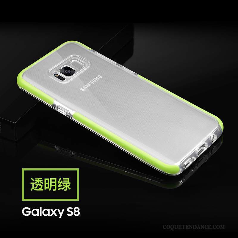 Samsung Galaxy S8 Coque Vert De Téléphone Étui Protection Fluide Doux