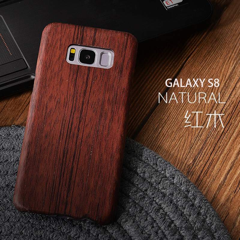 Samsung Galaxy S8 Coque Étui Cadeau Bois Bois Massif De Téléphone