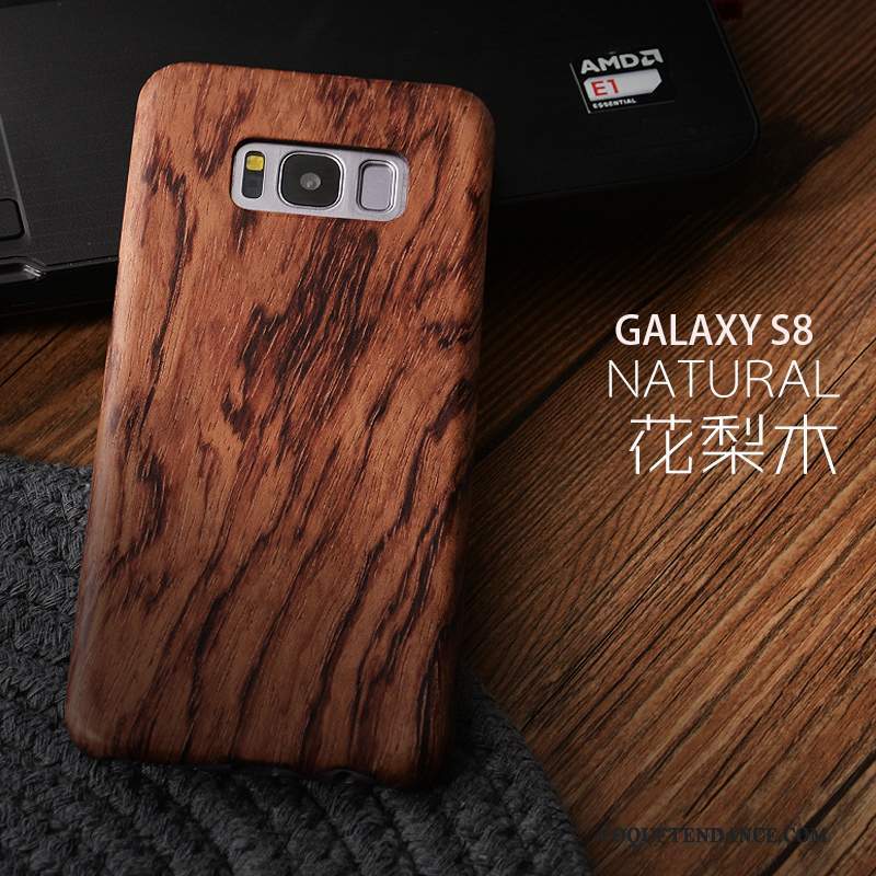 Samsung Galaxy S8 Coque Étui Cadeau Bois Bois Massif De Téléphone